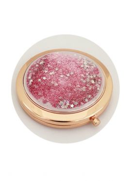 Sparkling Star Series Dual-Sided Compact Mirror