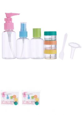 8-pieces Colorful Traveling Bottle Set