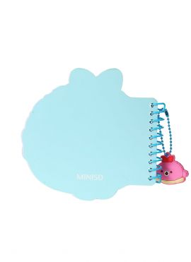 Mini Family Sweetheart Bunny Series Wire-bound Book with Gel Pen & Pendant-Blue