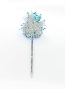 Flower Angel Series Dazzling Ball Ballpoint Pen-1.0mm,Black Ink