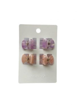 Elegant Series MINI Hair Claw Clip (4 pcs)