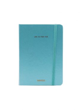 Mint Green Series A6 Hardcover Book with Elastic Band (80 Sheets)