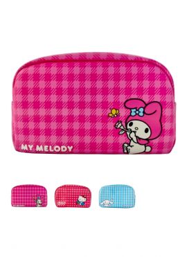 Sanrio Interesting Adventure Rectangular Grid Cosmetic Bag