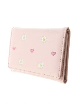 Women's Embroidery Flower Trifold Short Wallet