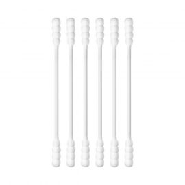 Miniso Extra Slim Cotton Swabs for Infants (Spiral Heads, 200 Pcs)