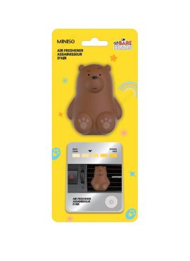 We Bare Bears Collection Car Air Freshener (Citrus)(Grizz)