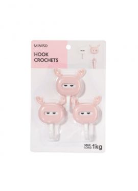 Antler Cute Series Hooks (3 pcs)