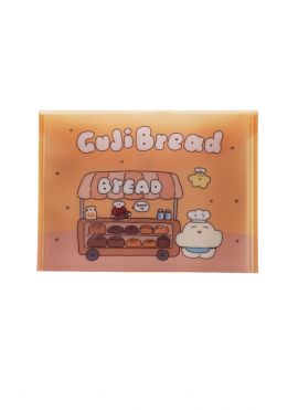 Guji Guji Bread Baking Series Document Folder (2 Pcs)(Beige)