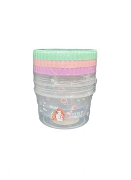 Disney The Little Mermaid Collection Food Storage Containers (3 pcs)