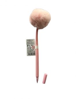 Pink Series Pompom Ballpoint Pen