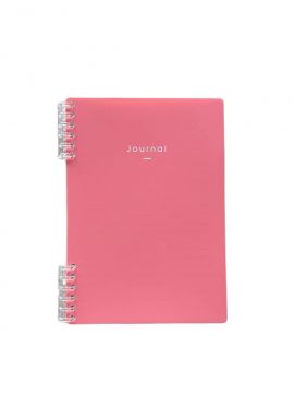 Pink Series A5 Loose-Leaf Wire-bound Book (80 Sheets)