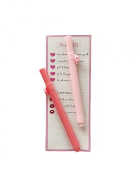 Pink Series Memo Pad Set