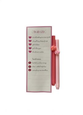 Pink Series Memo Pad Set