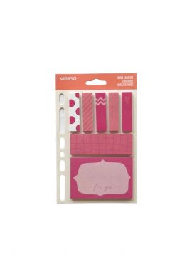 Pink Series Index Tabs Set (7*30 Sheets)