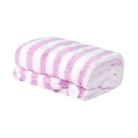 Striped Quick Drying Thickened Hair Towel Wrap