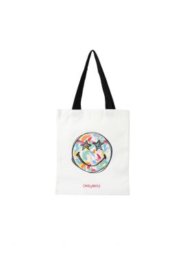 SmileyWorld Collection Shopping Bag (White)