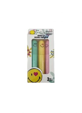 SmileyWorld Collection Marker Set (3 Pcs)