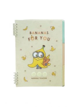 Minions Collection B5 Loose-Leaf Wire-bound Book (50 Sheets, Yellow)