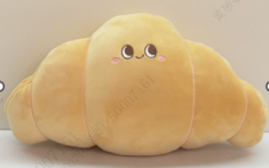 Happy Foods Collection 8in. Croissant Hand Warmer Pillow