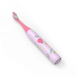 Battery Powered Cute Dinosaur Series Toothbrush for Kids Model: SY052(Purple)