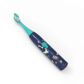 Battery Powered Cute Dinosaur Series Toothbrush for Kids Model: SY052(Navy Blue)