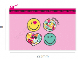 SmileyWorld Collection 2.0 PVC Transparent Stationery Case (22.3*14.1cm)