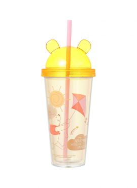 Winnie the Pooh Collection Cute Plastic Tumbler (420mL)(Winnie the Pooh)