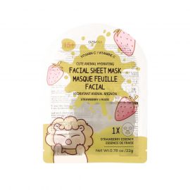 Cute Animal Hydrating Facial Sheet Mask (Strawberry)