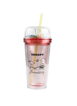 Snoopy Summer Travel Collection Double Wall Plastic Tumbler (480mL)