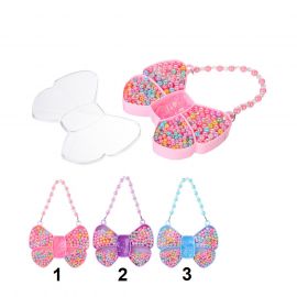 Lovely Series Bowknot Kids Beaded DIY Set