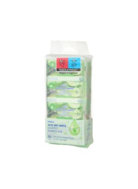 Aloe Wet Wipes (8 Wipes × 8 Packs)