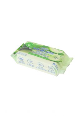 Aloe Wet Wipes (8 Wipes × 8 Packs)