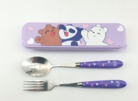 WE BABY BEARS Collection Flatware Set (Fork & Spoon)