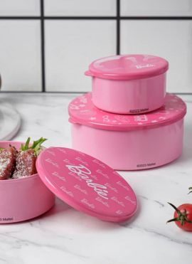 Barbie Collection Food Storage Containers (3 pcs)