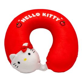 Hello Kitty Apple Collection Memory Foam U-Shaped Neck Pillow (Red)