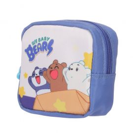 WE BABY BEARS Collection Square Coin Purse(Blue)