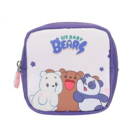 WE BABY BEARS Collection Square Coin Purse(Purple)