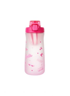 Barbie Collection Plastic Bottle with One-Touch Flip Top Lid