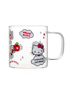 Hello Kitty Apple Collection Glass Mug (420mL)