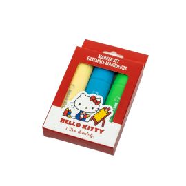 Hello Kitty Fun School Season Series Marker Set (3 Pack) PDQ