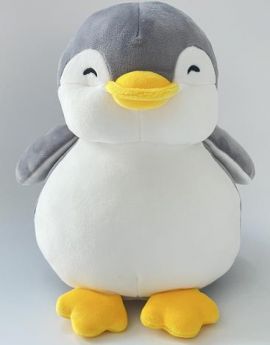 23cm Penguin Plush Toy(Gray)