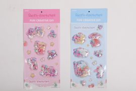 Sanrio characters Strawberry Collection Shaking Stickers 10x22cm (2 Assorted Models)