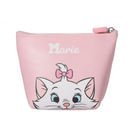 Disney Cat Collection Trapezoid Coin Purse(Pink,Marie)