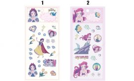 Disney Manga Princess Collection PVC 3D Stickers (2 Assorted Models)