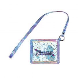 Disney Manga Princess Collection Starry Card Holder(Blue,Belle)