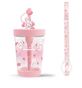 Sanrio characters Tumbler with Shoulder Strap (535mL)(My Melody)