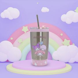 Sanrio characters Party Series Steel Tumbler for Car (530mL)(My Melody)