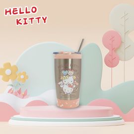 Sanrio characters Party Series Steel Tumbler for Car (530mL)(Hello Kitty)