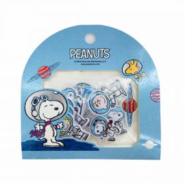 Snoopy the Little Space Explorer Collection Puffy Stickers (16 Pcs)